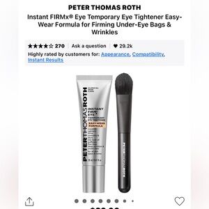 NWT Peter Thomas Roth Temporary Eye Tightner